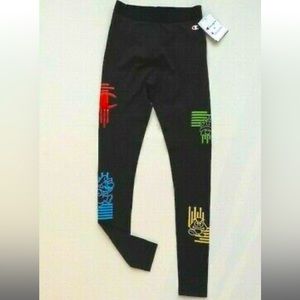Champion x Super Mario Limited Edition Graphic Leggings Size XSmall